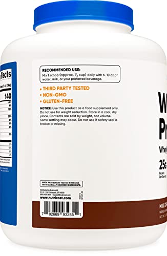 Nutricost Whey Protein Concentrate (Chocolate) 5LBS - AB Mystery