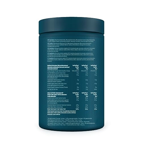 Kinetica Vanilla Flavour Plant Protein 1kg | Blend of Pea and Rice Protein | Vegan Kinetica