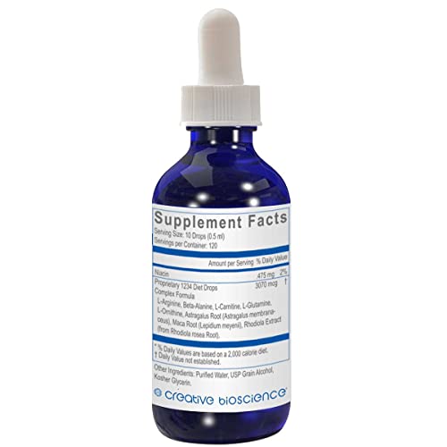 Creative Bioscience 1234 Diet Drops for Women & Men, Diet Drops for Weight Management - AB Mystery