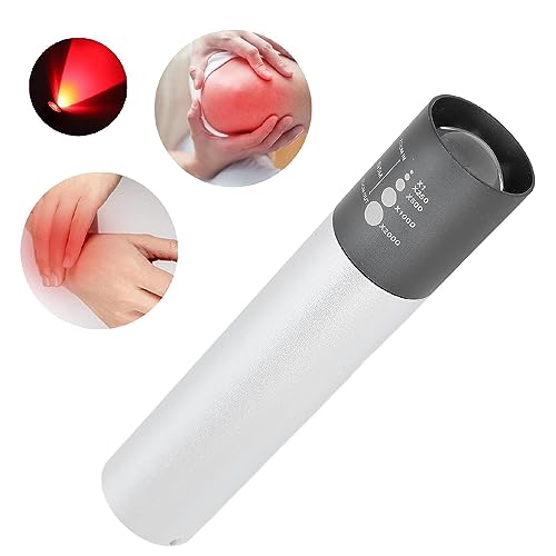 660nm Red Light Therapy Torch for Muscle Pain Relief, Handheld LED Infrared Light Therapy Device - AB Mystery