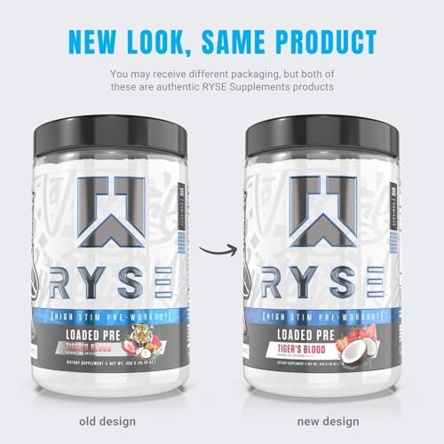 RYSE Up Supplements Loaded Pre Workout Powder Supplement for Men & Women - AB Mystery