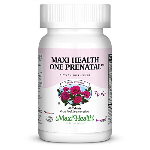 Maxi Health One Prenatal - Womens Prenatal Vitamins with Iron - Enhanced Absorption