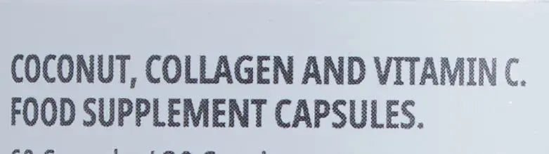 My Vitamins Coconut & Collagen Capsules 60pk - AB Mystery