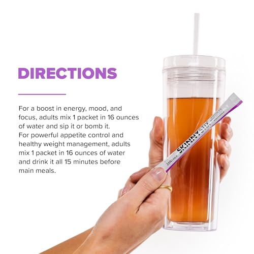 Zantrex SkinnyStix Energy Powder – Increase Energy, Heighten Focus, Boost Mood - AB Mystery