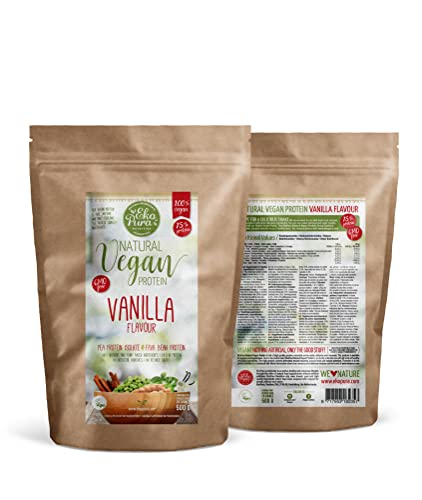Ekopura Natural Vegan Protein – Vanilla - 500g | 75% Protein | Free from Allergens Ekopura