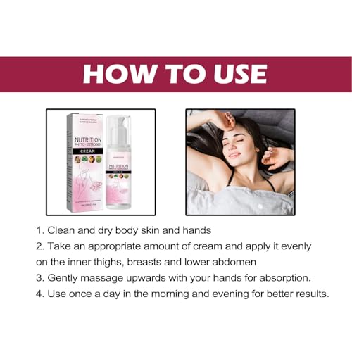 Nutrition Phyto Estrogen Cream Enhances Balance, Hormone Support, Sleep Quality - AB Mystery