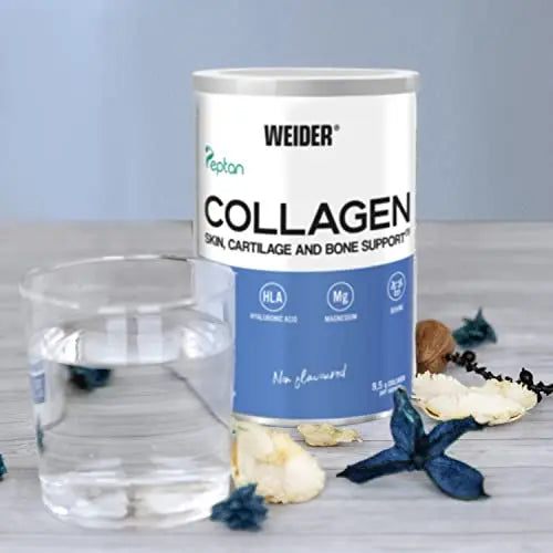 Weider Collagen. With Hyaluronic Acid, Magnesium and Vitamin C. 100% Peptan. Zero fat. Sugar zero. Keto. Weider