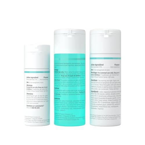 Proactiv 3 Step Acne Treatment - Benzoyl Peroxide Face Wash, Repairing Acne Spot - AB Mystery