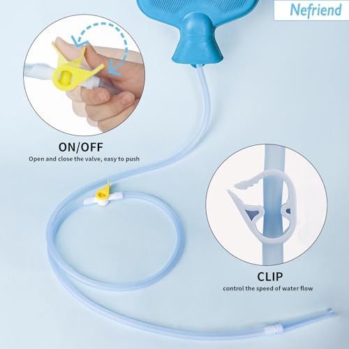 Nefriend-2L Enema Bag - Colon Cleanse - Constipation Relief - Vaginal Cleanse - Men's Health - AB Mystery