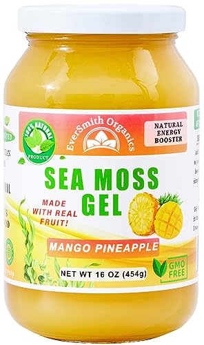 EverSmith Organics - Wildcrafted Irish Sea Moss Gel | Made in USA | Rich in Vitamins - AB Mystery