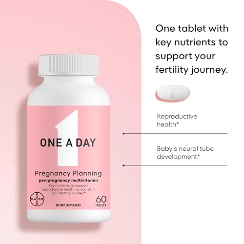 One A Day Pregnancy Planning Prenatal Multivitamin for Women, Pre Pregnancy Vitamins ONE A DAY