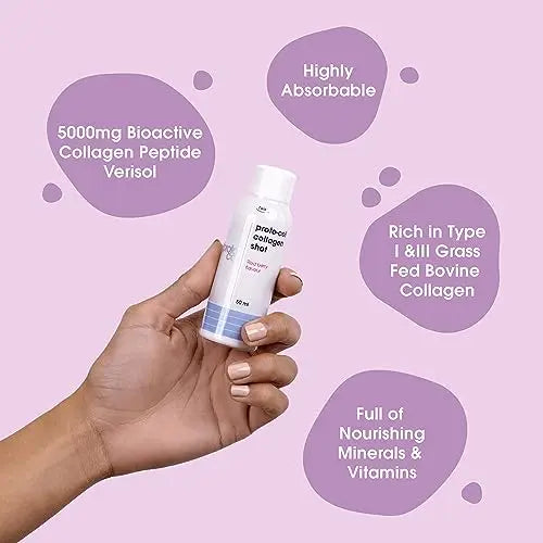 Proto-col, Women’s Liquid Collagen Drink, 10 Shots of Type 1 and 3 Collagen for Body Proto-Col