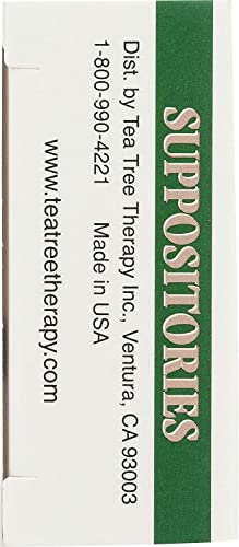 Tea Tree Therapy - Suppository with Tea Tree Oil For Vaginal Hygiene (2-Pack of 6) - AB Mystery