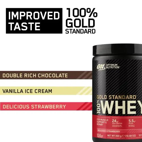 Optimum Nutrition Gold Standard 100% Whey Muscle Building and Recovery Protein Powder Optimum Nutrition