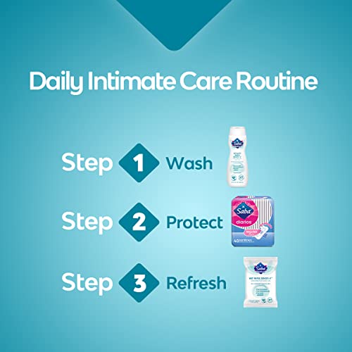 Saba Sensiti-V Intimate Wash, Feminine Hygiene Wash, 6.76 fl oz (Pack of 6) - AB Mystery