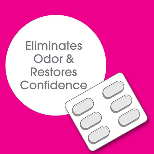 vH essentials Vaginal Odor Treatment - pH Balanced Vaginal Suppositories - 6 Tablets With Applicator, White - AB Mystery