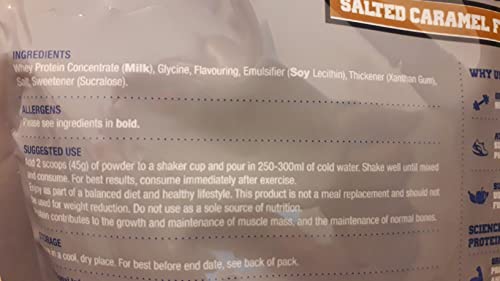 Muscle Moose Whey Protein Powder Salted Caramel Flavour Muscle Moose