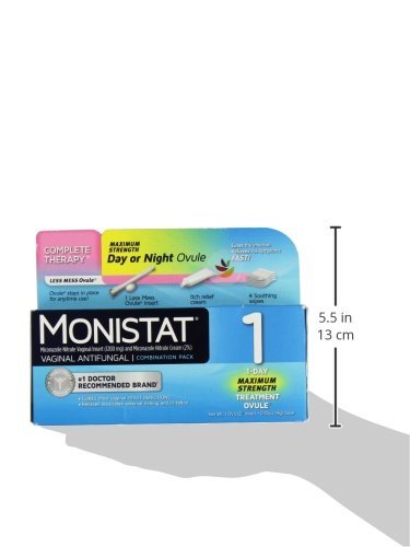 Monistat Combination Pack with 1-Ovule Insert with Applicator and External Cream - AB Mystery