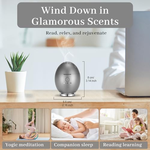 ARTRONIC Orbby Portable Aromatherapy Diffuser | Adjustable Temp | Natural Agarwood - AB Mystery