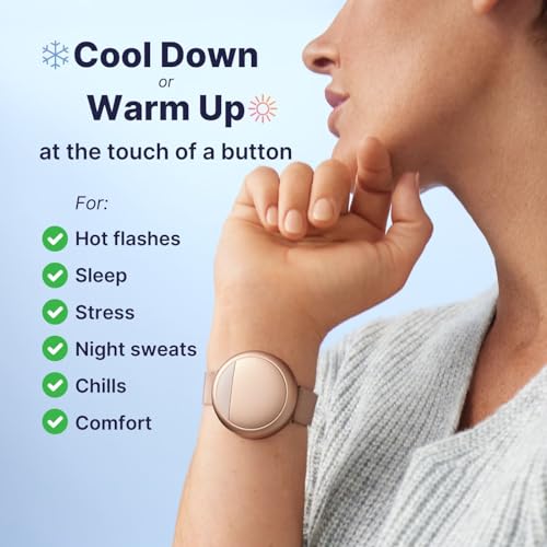 Embr Wave Cooling and Warming Wristband - Personalized Thermal Relief - Manage Hot Flashes - AB Mystery