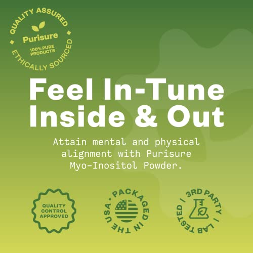 Purisure Myo-Inositol Powder, 250g, Fertility, Hormonal Balance and Ovarian Support - AB Mystery