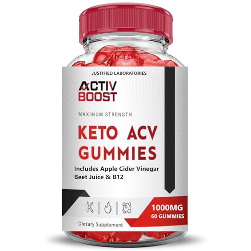 (5 Pack) Activboost Keto ACV Gummies Advanced Formula 1000MG Active Boost - AB Mystery