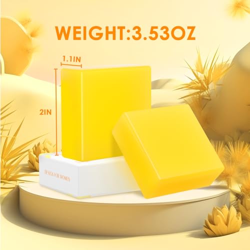 2 PCS Yoni Soap Bars Feminine Wash, 100% Natural Organic Yoni Bar Soap for Women Ph Balance Yoni - AB Mystery