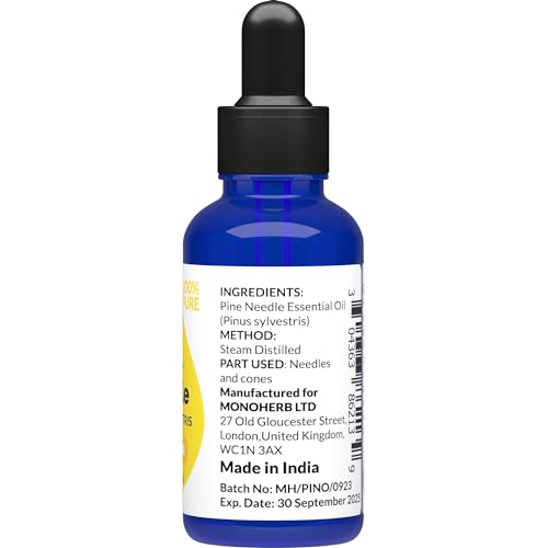 Pine Needle Essential Oil 15 ml - 0.5 oz - Pure & Natural - with Pipette Dropper - AB Mystery