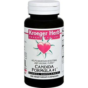 Kroeger Herb Candida Formula #1 100 Vcap - AB Mystery