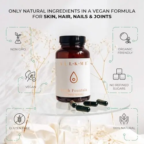 ALLKME Vegan Collagen Booster, Winner of Switzerland Prestige Award - AB Mystery