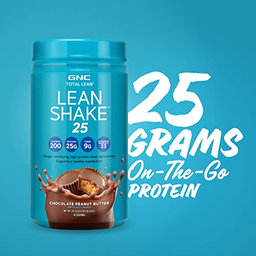 GNC Total Lean | Lean Shake 25 Protein Powder | High-Protein Meal Replacement Shake - AB Mystery