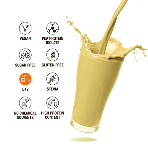 Weider Vegan Protein (750g) Vanilla Flavour. 23g Protein/dose, Pea Isolate (Pisane) & Rice Proteins Weider