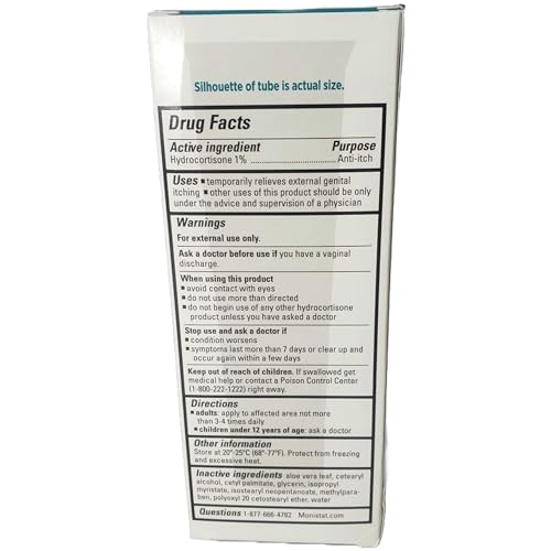 Monistat Care Maximum Strength Instant Itch Relief Cream, 1 Ounce each (Value Pack of 5) - AB Mystery