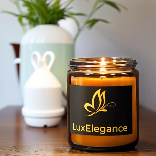 LuxElegance Sales Clearance: Bath and Body Works Aromatherapy Candles, Long Burn Soy Wax Candles - AB Mystery