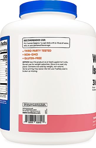 Nutricost Whey Protein Isolate (Strawberry Milkshake) 5LBS - AB Mystery