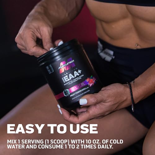 MuscleTech | Platinum 100% EAA+| Essential Amino Acids| Muscle Strength Builder - AB Mystery