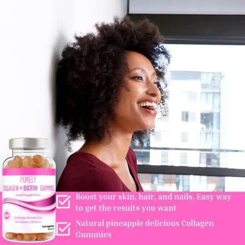 Collagen Gummies with Vitamins for Women Men Adults - Skin, Hair, Nail & Cartilage Health - AB Mystery