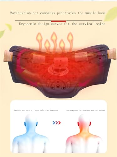 LANYANZI Purple moxibustion Pillow Cervical Vertebra Pillow moxibustion Waist moxibustion Box - AB Mystery