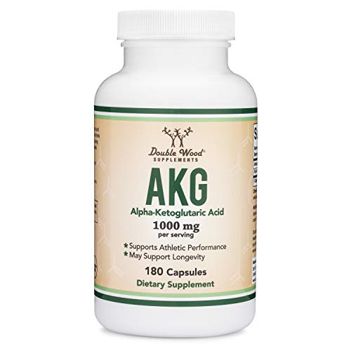 AKG Supplement (Alpha Ketoglutaric Acid) 1,000mg Per Serving (180 Capsules) Different - AB Mystery