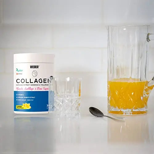 Weider Collagen Plus. Powder Preparation with Collagen peptides (Peptan), hyaluronic Acid - AB Mystery