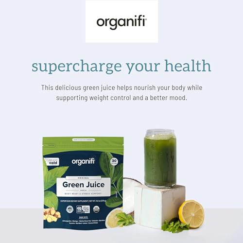 Organifi Green Juice - Organic Superfood Powder - 180-Day Supply - Organic Vegan Green - AB Mystery