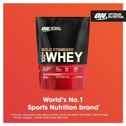 Optimum Nutrition Gold Standard 100% Whey Muscle Building and Recovery Protein Powder Optimum Nutrition