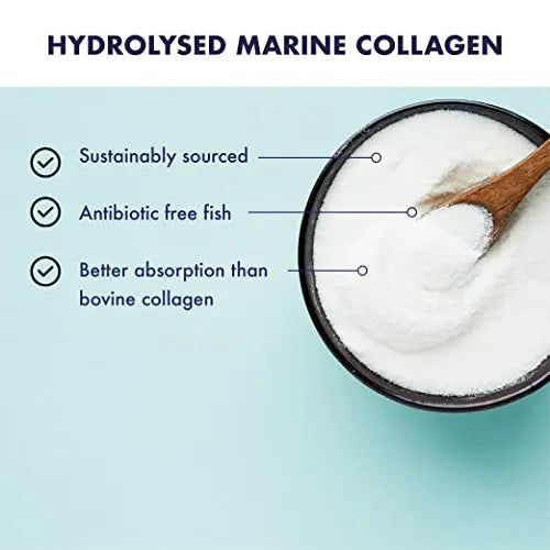 Higher Nature - Collagen Drink - Increases Skin Elasticity & Hydration - Collagen Powder - AB Mystery