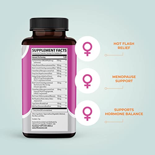 Pausitivi-T - Menopause Support Supplement - Powerful Relief for Hot Flashes LifeSeasons