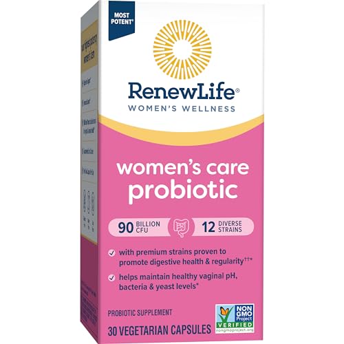Renew Life Women's Probiotic Capsules, Supports Vaginal, Urinary, Digestive and Immune - AB Mystery