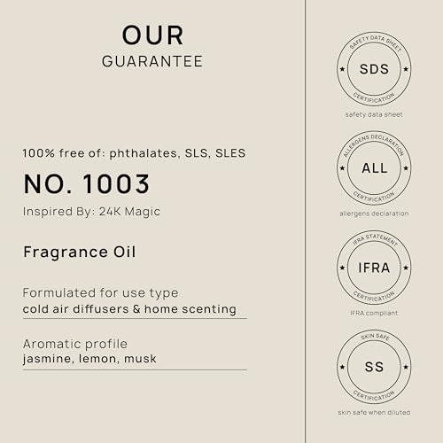 VINEVIDA [4 Fl Oz] Scent NO. 1003 Fragrance Oil for Cold Air Diffusers, Aromatic - AB Mystery