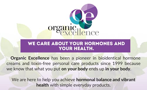 Organic Excellence Feminine Balance Therapy - USP Bio-Identical Progesterone Cream - 2 oz - AB Mystery