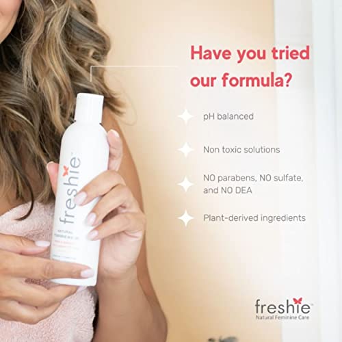 freshie Natural Feminine Care pH-Balanced Cleansing Wash Odor-Blocking Plant-Based - AB Mystery