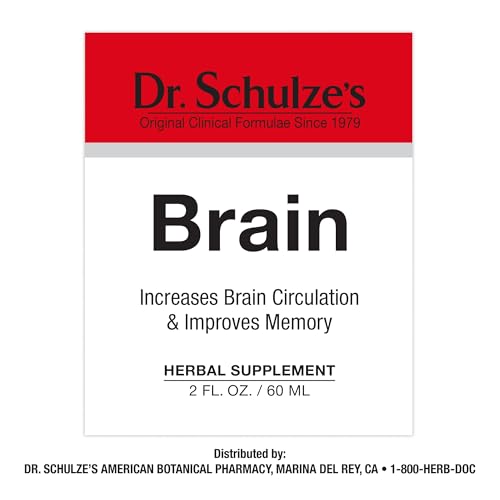 Brain Formula 2 oz. - Vegan and Wild-Harvested | Stimulates Circulation and and Improved - AB Mystery